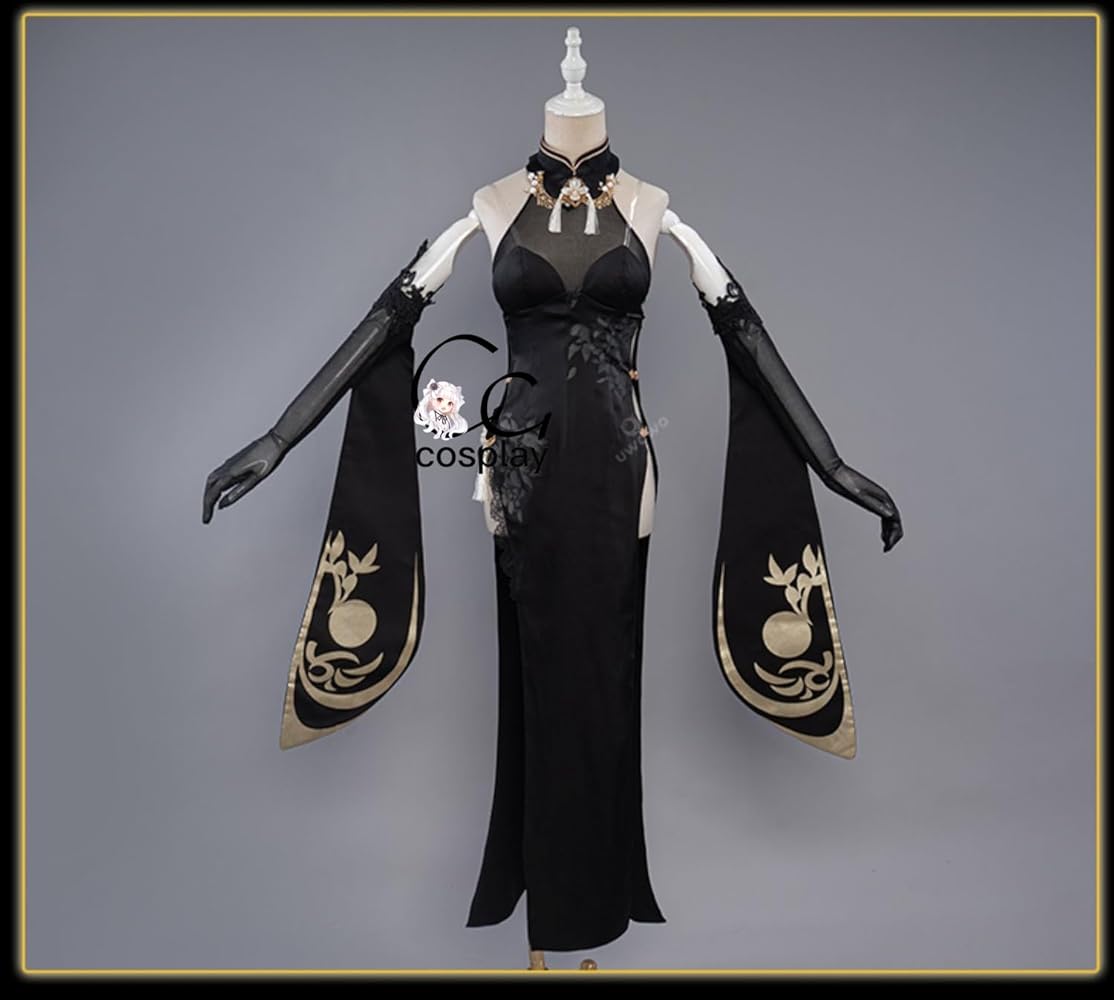 アズールレーン　鎮海　コスプレ　衣装　おまけウィッグ付　女性S 送料無料◇アズールレーン 風 鎮海 コスプレ衣装 ウィッグ